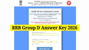 RRB Group D Answer Key 2026 Out, Response Sheet PDF Download Link